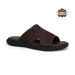 CONTERS - Sandalias Hombre De Cuero KN25Q3-842 Canela