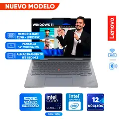 LENOVO - Laptop Thinkpad X1 2-in-1 Gen 9, Core Ultra 7 155U, 32GB LPDDR5x, 1TB SSD, 14 WUXGA IPS