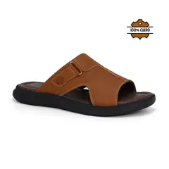 CONTERS - Sandalias Hombre De Cuero KN25Q3-842 Coñac