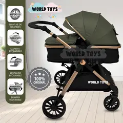 BABY - Coche Moisés Travel System «THORNE» de Lujo Green