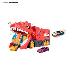 GENERICO - Pista de Carros Dinosaurio T-REX Divertido