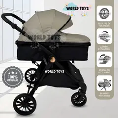 BABY - Coche Moisés Travel System «LINDSAY» de Lujo Beige