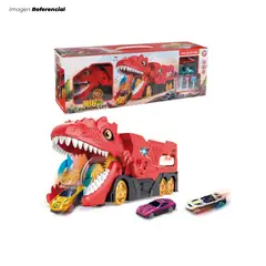 GENERICO - Pista de Carros Dinosaurio T-REX Divertido