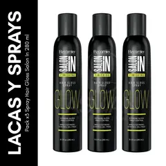 GENERICO - Pack x3 Spray Hair Gloss Salon In 280 ml