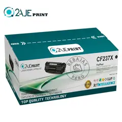 2AJE PRINT - Toner 37x Cf237x Compatible M608 M609 M631dn M633z - Tinta Negro
