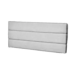MAVISAC - Cabecera Abraham Plaza Queen Color Blanco - Ultracuero