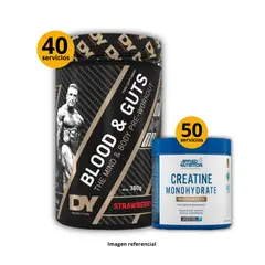 UNIVERSE NUTRITION - Preentreno Blood and guts DY + Creatina Applied Nutrition de 250gr