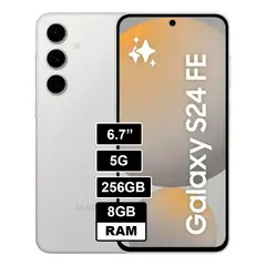 SAMSUNG - S24 FE 5G 256GB 8GB RAM Gris