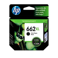 HP - Cartucho De Tinta Negra 662xl De 6,5 Ml