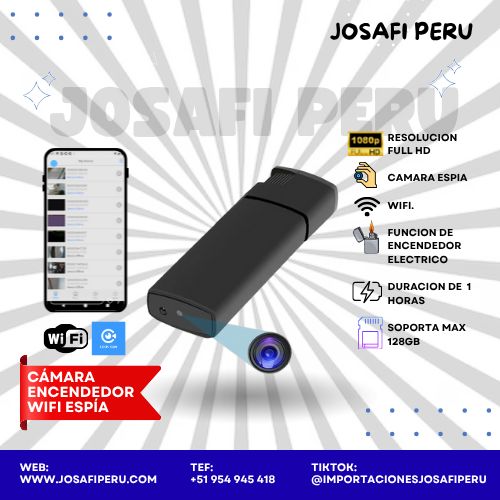 Dispositivo Cámara Encendedor wifi espía