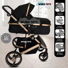 BABY - Coche Travel System «MILAN» Edición Limitada Black