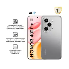 HONOR - 400 PRO 5G LUNAR GREY 12RAM 512GB – REGISTRADO