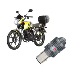 GENERICO - FOCO GL 9 LED LUPA LUZ DUAL FLASH BLANCO Y AMBAR CON DUAL AZUL Y ROJO 12-80V