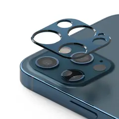 RINGKE - Protector Camara iPhone 12 Pro Max Aluminio Azul