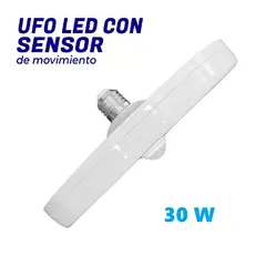 ALFA - Foco Led UFO con Sensor de Movimiento 30W Luz Blanca