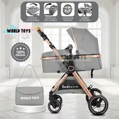 Baby - Coche Moisés Travel System «BUMI» de Lujo Gray