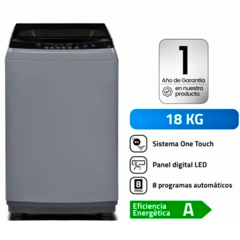 Lavadora Carga Superior 18KG Automática LRI-18DGR