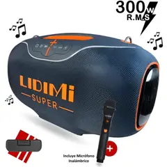 LIDIMI - PARLANTE PORTÁTIL SUPER 300W D-S680 BLUETOOTH USB + MICRÓFONO