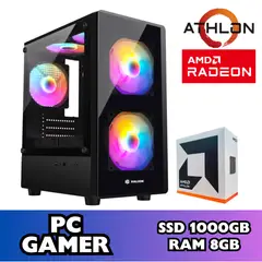 AMD - COMPUTADORA PC GAMER RGB ATHLON 3000G SSD 1TB RAM 8GB