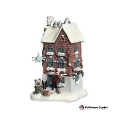 POKEMON - Center Estatua Aldea Navideña 18 Cm