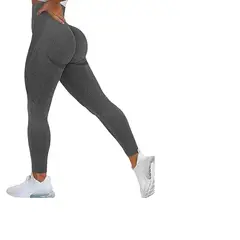 GENERICO - Leggings sin costuras para entrenamiento gimnasio y yoga