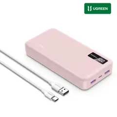 UGREEN - PowerBank 22.5w 20,000mAh con Cable USB-C Para Galaxy iPhone 17