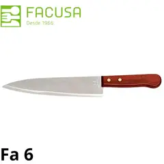 FACUSA - Cuchillo Fa 6 Mango Madera 2 Remaches Fa-62R -