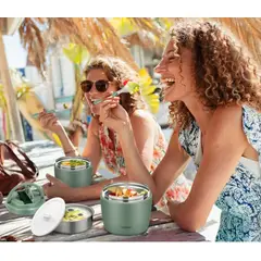 GENERICO - Termo de Sopa 32 oz (946 ml), Acero Inoxidable Doble Pared, Aislado al Vacío, Color verde