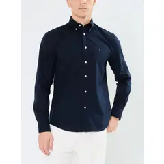 TOMMY HILFIGER - CAMISA CORE FLEX POPLIN SOLID RF SHIR