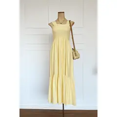 GENERICO - VESTIDO AMARILLO DE MUJER