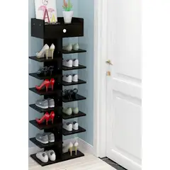 NACION MUEBLES - ZAPATERO INKA COLOR NEGRO