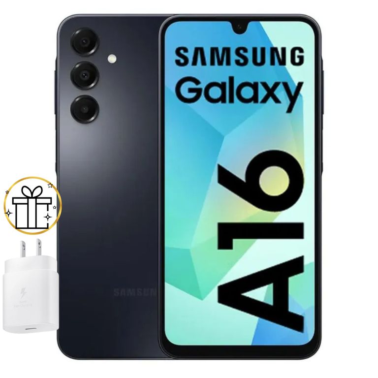 A16 4RAM128GB NEGRO+CARAGDOR DE REGALO