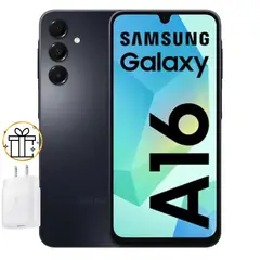SAMSUNG - A16 4RAM128GB NEGRO+CARAGDOR DE REGALO