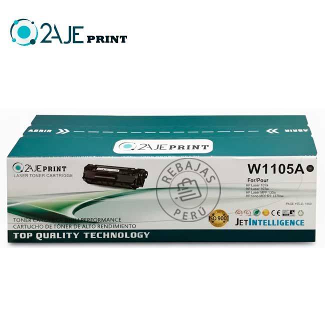Tóner Compatible Para Hp 105a W1105a Cchip 107w 135 137fnw Negro