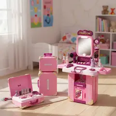 GENERICO - Maleta de Belleza Para Niñas 3 en 1