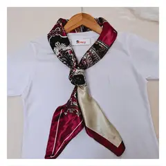 RYBIU IMPORT - Pañoleta Mujer Fucsia 85 x 85 cm