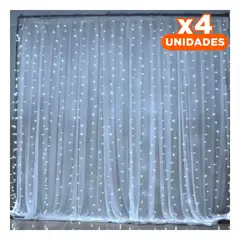 ANIMALIA - Pack4 Colgadora Luz Brillante en Blanco Y+Regalo Sticker