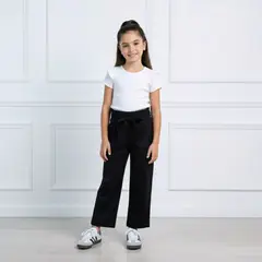 LE PETIT COMPANY - Pantalón Culotte Niña Lazo - Negro