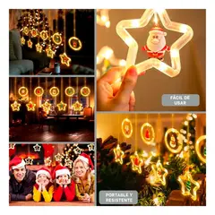 ANIMALIA - Tira Navidad de Estrella con Circulo Hueco Familiar