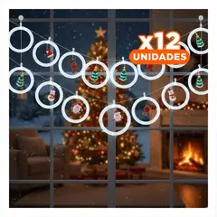 SKYBLOO - Pack12 Cuerda para Decorar Casa en Circulo Y+Regalo Stickers