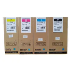 EPSON - JUEGO DE TINTA T11B T11A NEGRO Y COLOR x 4 Pro WF-C5810 C5890 C5390