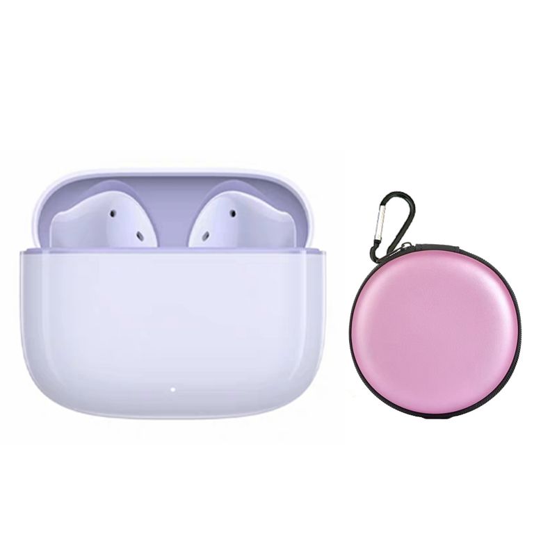 Audífonos X7E Tws BT-morado y estuche