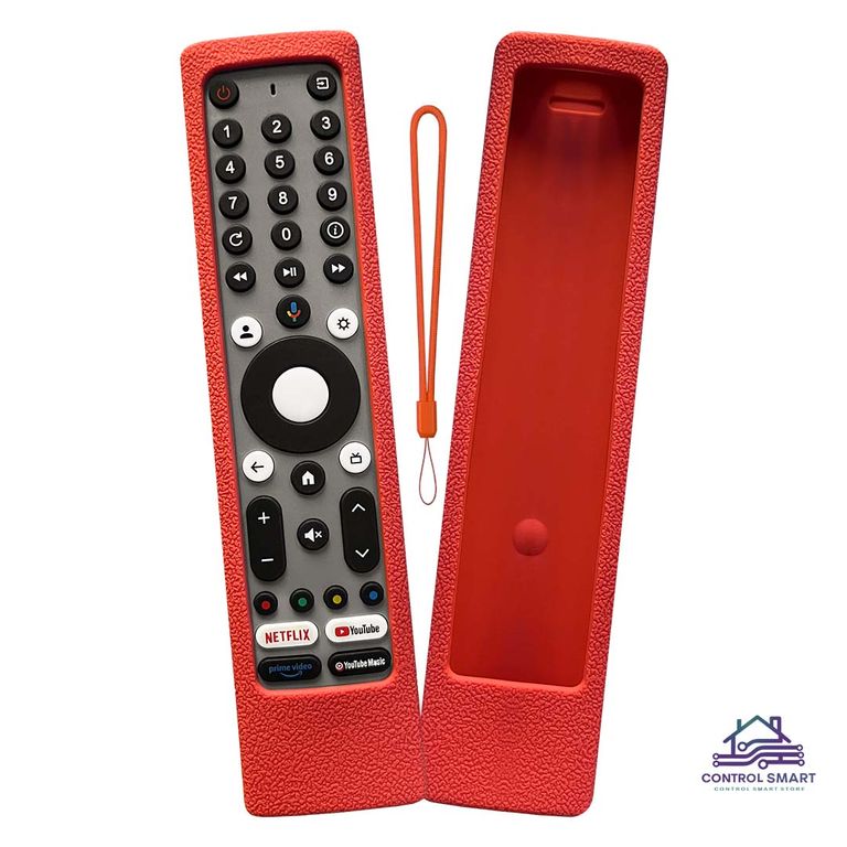 Funda de Silicona Abierta para Control JVC RM-C3295 / 3293 / 3597 – Color Naranja