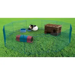 LIVING WORLD - Critter Play Time - Cerco de metal pequeñas mascotas cuyes erizos hamster jerbos -