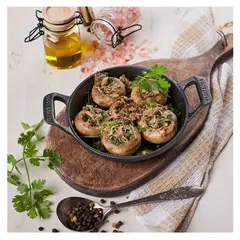 VICTORIA - OLLA CAZUELA DE HIERRO FUNDIDO 14 CM PRECURADA