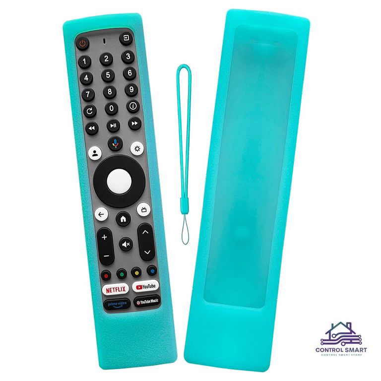 Funda de Silicona Abierta para Control JVC RM-C3295 / 3293 / 3597 – Color Turquesa