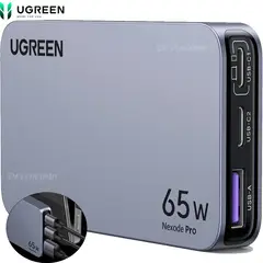 UGREEN - Cargador Nexode Pro 65W X753 15817 Ultra Slim USB-C + USB-A