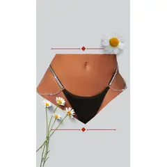 GENERICO - Tanga “Diamond Chain” Talla M