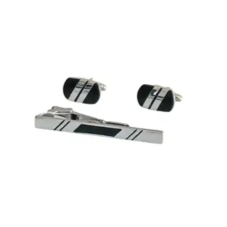 GENERICO - Gemelos con Pisa Corbata - Plateado