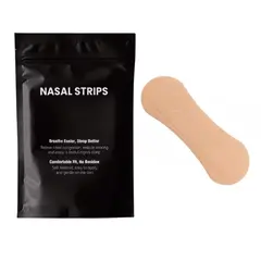GENERICO - Tiras Nasales Dilatador para Dormir Correr Deportivo Antirronquidos Pack x30 PIEL